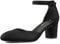 PIZZ ANNU Womens Court Shoes Block Heel Closed Toe Elegant Wedding Shoes for Bride Ankle Strap Ladies Mary Jane Sandals Black Size 6