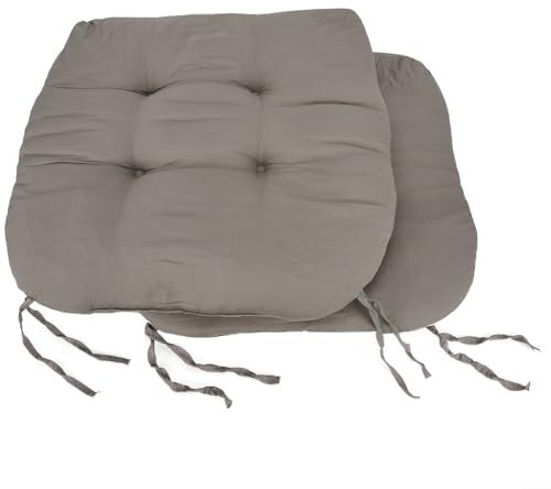 ZAMETTER Outdoor Kissen Sofa Rattan Stuhl Kissen Wippe Gepolsterte Liege (Dunkelgrau)