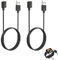 2 Pièces Chargeur Montre pour Xiaomi Redmi Watch 5/5 Active/5 Lite/4/3 Active/3 Lite, Chargeur Cable Compatible avec Xiaomi Smart Mi Band 9/9 Pro/8/8 Pro/8 Active/9 Active, Charge Rapide Sécurisée, 1M