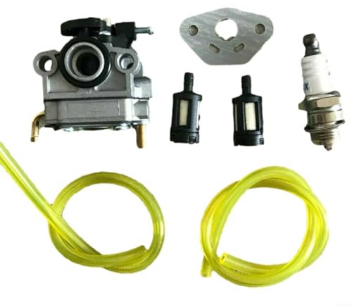 Hedge Trimmer Carburetor for Tanaka TC2200, Replacement Part for 6690487 WYL-120, Long-Lasting Metal Design, Includes Gaskets and Fuel Filters