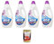 Alba Lavatrice Active Lavanda e Peonia, Flüssigwaschmittel 33 Wäschen 4x 1850 ml + Italian Gourmet polpa 400gr
