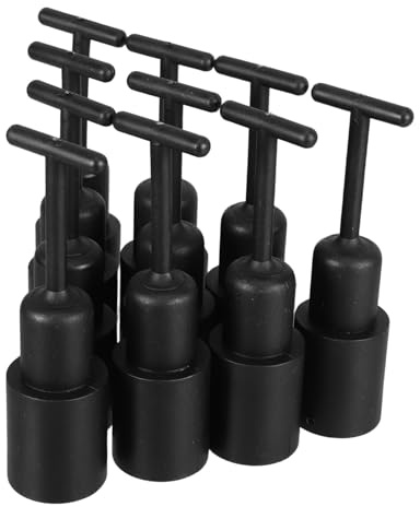 Cabilock 10pièces Clé Plastique Outil de Remplacement Ampoule Clé à Oxygène Outil Extraction de Douille Bagues de Douille Remplacement de Lampe Trois Voies de Vissage Abat-jour