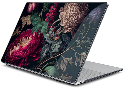 Batianda Case for Dell XPS 13 Laptop Copilot+ PC 13.4 Display 2024 Model Number 9345/9350, Lovely Ultra-Slim Lightweight Scratch-Resistant Hard Shell with Professional Protection, Vintage Flower