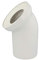 SANIT WC-Anschlussbogen 45Gr DN100 weiß
