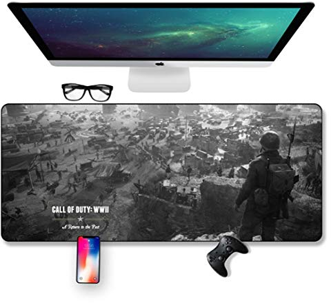 Mouse Mat call-of-duty Speed Gaming Mouse Pad | XXL Mousepad |700 x 300mm Large Size| 2mm-Thick Base | Perfect precision and speed, E