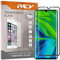 REY 2X Protector de Pantalla 3D para XIAOMI MI Note 10 - Note 10 Pro, Negro, Protección Completa, 3D / 4D / 5D