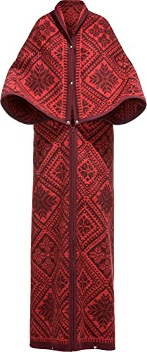 Erwin Müller Wohndecke/Wohnmantel Nuoro Baumwollmischung rot Größe 150x200 cm