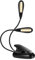 Queen.Y Leselampe Buch Klemme, 14 LED Klemmleuchte Buchlampe USB Wiederaufladbare Und Augenpflege Buch Licht Flexible Clip Leselampe für Kinder Bücherwürmer & Notenständer Premium Schwarz