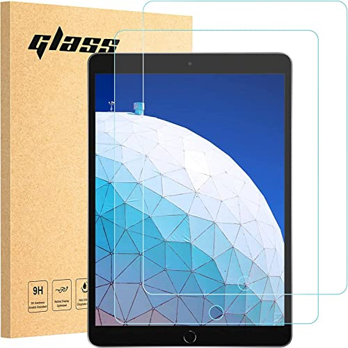 WorldBiz - Protector de pantalla para iPad Air 3 (10,5 pulgadas modelo 2019) vidrio templado para iPad Pro 10,5 pulgadas 2017 [inastillable] [sin burbujas] [a prueba de arañazos]