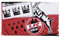 1. FC Köln XL Hissfahne - Wappen - Fahne 150 x 250 cm, Flagge - Plus Lesezeichen I Love Köln