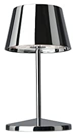 Villeroy & Boch Tischleuchte Seoul 2.0 LED mit Akku & Ladestation, Farbe:chrom