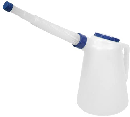 Sealey Récipient d'huile avec Couvercle Bleu et Bec Flexible 5L JDL5B