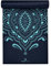 Von Yoga Studio entworfene Yogamatte – 183 cm x 61 cm große Mandala-Matte, 6 mm dicke rutschfeste Yogamatte, reißfeste PVC-Matte (Navy Blue Mat Mysterious Peacock)