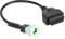OBD2 Adapter Adapter-Verlängerungskabel, 6-polig auf Standard-OBD2, 16-polig, Adapterkabel, ABS-OBD2-Motorfehlerdiagnose- und Detektor-Diagnosekabel, Passend für KTM-Motorräder