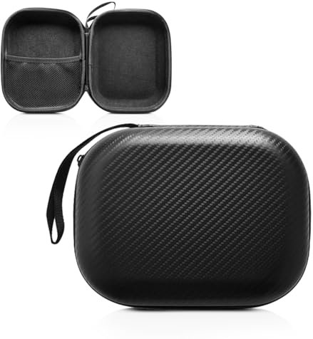 XBERSTAR Custodia rigida per cuffie JBL T450BT JR300BT T500 T600, borsa da viaggio (nero)