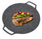 BORDSTRACT Poêle à Griller Coréenne, Barbecue coréen gril antiadhésif, Poêle à barbecue pour cuisinière gaz, induction, , grillades intérieures ou extérieures (Universel 33cm)