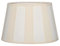B-Ware Lampenschirm gestreift Tischlampenschirm E27 E14 Lampenschirm oval mit Streifen gestreifter Schirm rund (oval 20 cm breit, Beige-Creme)