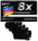 EuroPro Toner 8X kompatibel für Dell E525w ersetzt Kartuschen Patronen