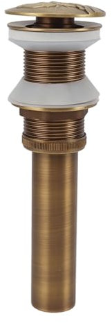 Scarico per Lavandino Pop-up, Filtro di Scarico per Lavabo in Ottone Tappo per Lavandino retrò per Bagno, Domestica