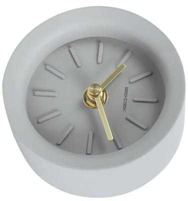 IMIKEYA 1stück Industrie-Stil Tischuhr Messingzeigern Stille Uhr Für Zuhause Ohne Batterie Für Wohnzimmer Büro Und Schlafzimmer Stilvolle Deko