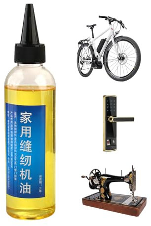 Toseky Huile pour Machine à Coudre Industrielle,Huile pour Machine à Coudre,Lubrification de la Courroie du Tapis Roulant - Applicateur précis Facile à Utiliser, Multifonctionnel, ne Pas, Huile