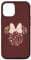 Hülle für iPhone 12/12 Pro Disney Minnie Mouse-Symbol, gefüllt mit Pralinen, Blumen, Herzen, Liebe