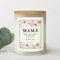 Transparent Gift Vela Personalizada con Textos Flores. Regalos Familiares, Amigas, Pareja. Velas Aromáticas Decorativas para Casa. Regalos Originales para Mujer. Regalos Personalizados para Cumpleaños