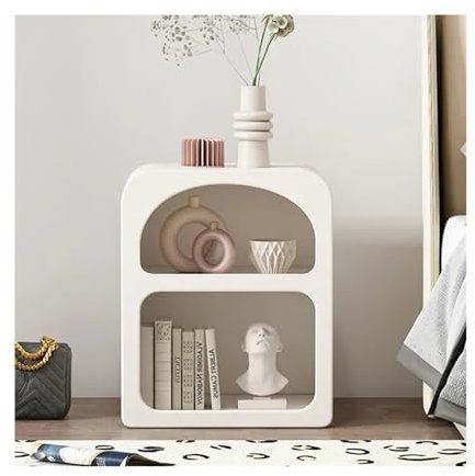 HASMI Couchtisch Italienische weiße Nachttische, hübsche schmale Organizer, luxuriöser Aufbewahrungs-Nachttisch, nordischer Make-up-Tisch, De Chevet, Schlafzimmermöbel Kaffeetisch