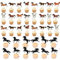 Xietaea Tortendeko Pferd - 36 Stück Muffin Tortendeko Pferde Cake Cupcake Topper Pferde Geburtstagsdeko Pferde Thema Kuchendeko für Kindergeburtstag Babyparty