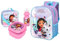 Quickdraw Gabbys Dollhouse Backpack & 3pc Lunch Bag Set Kids Girls Back to School Bag Sandwich Box Set