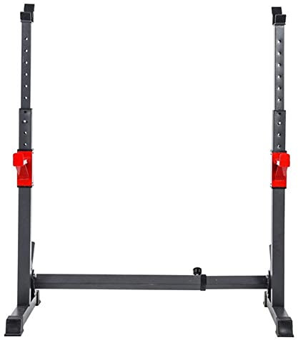 asdchZen Kniebeugenständer Mit Einstellbarer Höhe, Gewichtheberständer, Langhantelständer, Freie Bank, Krafttraining, Kniebeugenständer, Fitnessstudio, Fitness-Power-Rack