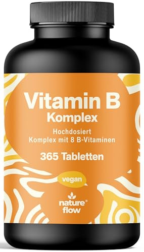 Vitamina B Complex – 365 Compresse – Altamente Dosato – Vitamine Gruppo B