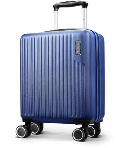 LUGG 15inch Vacay Suitcase ABS Luggage, Aluminium Trolley Handle, 360° Spinner Wheels, Water-Resistant & Durable Material - Airline Compatible (45 x 20 x 33cm)