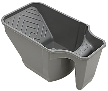 Fenteer Paint Cup Bucket for Trim Work Paints Roller Tray Roller Paints Pail for Decoration Small Paint Wall Painting Coating Project
