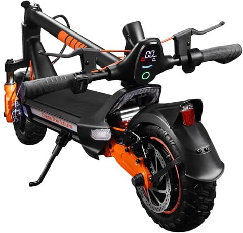 E Scooter, Max 40-80km Reichweite, 9,5/10/10,5 Zoll Elektroroller mit Luftreifen, Duales Bremssystem, 20km/h, Elektro Scooter bis 120/150/180 kg für Herren Damen