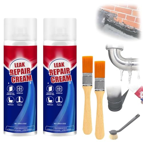 Yagerod 2026 Neu Wasserdichtes Dichtmittel Spray Sofortige Abdichtung bei Rissen und Löchern, Flexible Gummibeschichtung, Für Dächern, Rohren, Dachrinnen, Booten und vielem mehr(100ml-2)