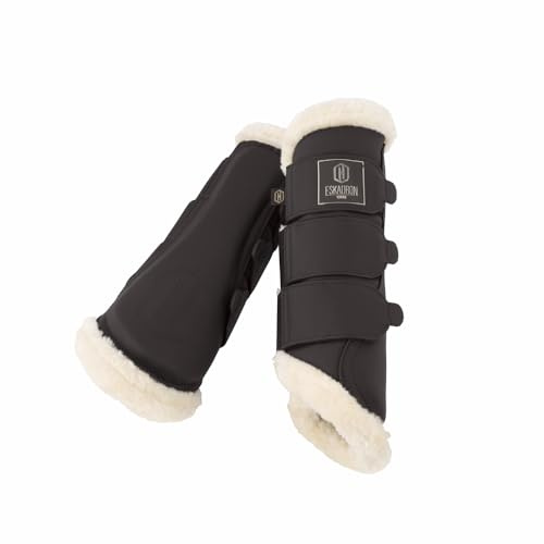 Eskadron Gamaschen FF Faux Leather braun - M | Farbe: black truffle , Größe: M
