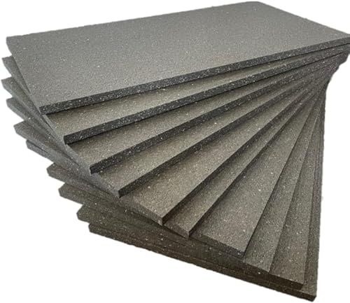 Lovistore Pannelli Isolanti Polistirolo con Grafite 20 kg/mq, 100x50 cm spessore 4 cm, per Cappotto Termico, Rivestimento, Isolamento Pareti Interne ed Esterne, Tetto e Coperture (10)