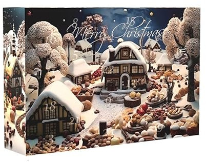 C&T Snack Adventskalender 2025 „Knusper Mix“ | 24 Päckchen leckere Knabbereien für den Advent | Knusperkalender mit einer Mischung aus Mandeln, Cranberrys & Erdnüssen