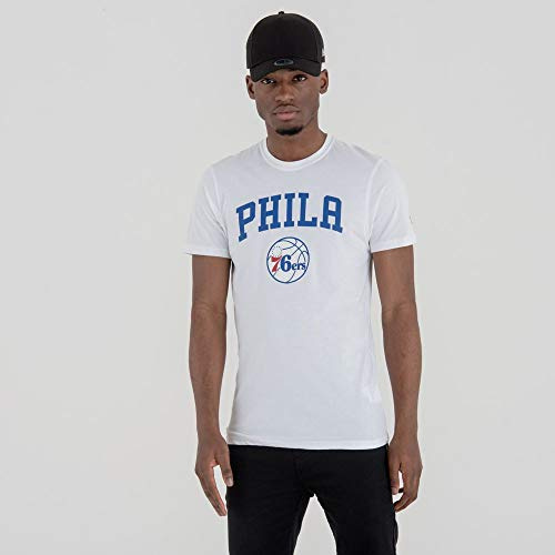 New Era - NBA Philadelphia 76ers Team Logo T-Shirt - Weiß