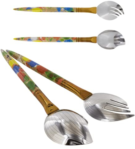 Couverts à salade - Atelier d'artiste