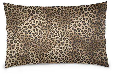 Linomo Kissenbezug 40x60 cm, Leopard Druck Dekorative Kissenbezug Kissenhülle für Couch Sofa Bett Hause
