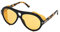 Tom Ford Gafas de Sol NEUGHMAN FT 0882 Black Havana/Brown Yellow 60/15/145 hombre