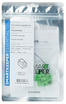 SmartKeeper Essential / 10 x RJ11 Port Blockers ohne Lock Key Mini/Grün