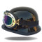 Casco Moto Vintage Aperto Adulto, ECE Certificazione Casco Jet Moto Scooter Classic Jet Aperto Caschi,Scooter Caschi Scodella Motorino Portatile Mezzo Casco B,M