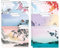 Better Office Products Dekorative Aktenmappen, 6 einzigartige Designs, schwer, Briefgröße (24,1 x 29,2 cm) mit 1/3-Zuschnitt-Tab, japanische Aquarell-Designs, modische Ordner, 12 Stück