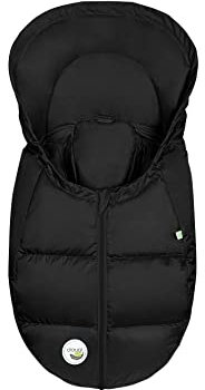 Odenwälder Fußsäckchen BabyNest Dauni Classic (Schwarz)