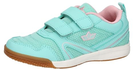 Lico Unisex Kinder Boulder V Hallenturnschuhe, Türkis Rosa, 31 EU