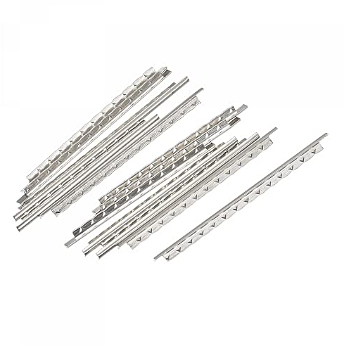 sourcing map Paket von 12 Ukulele Bunddraht Griffbrett 12 Bund 1.8mm Silberton für Ersatz