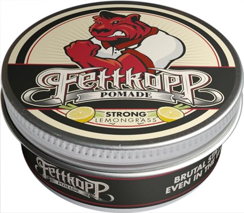 FETTKOPP POMADE - Classic Lemongras - Lemongras - starker Halt (firm hold) - 99g